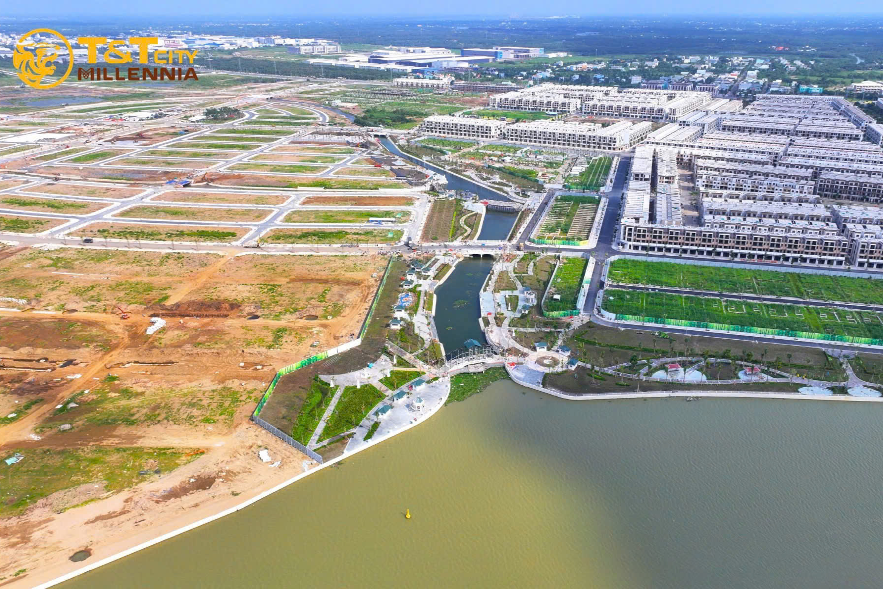 Tổng thể xây dựng thực tế dự án T&T Millennia City