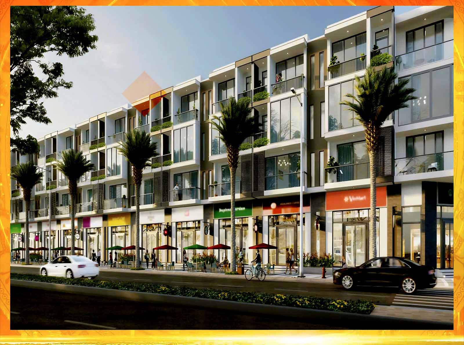 Mẫu hiện đại nhà phố thương mại T&T City Millennia